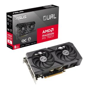 Видеокарта ASUS Dual Radeon RX 7600 EVO OC Edition 8GB GDDR6 DUAL-RX7600-O8G-EVO
