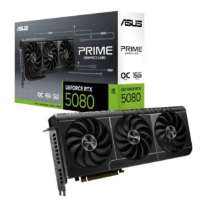 Видеокарта ASUS Prime GeForce RTX 5080 16GB GDDR7 OC Edition PRIME-RTX5080-O16G