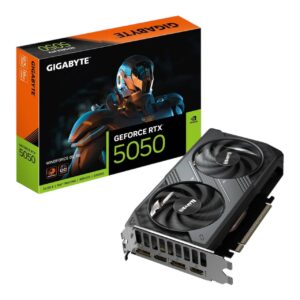 Видеокарта Gigabyte GeForce RTX 5050 Windforce OC 8G GV-N5050WF2OC-8GD